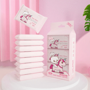 🩷 Kawai Wet Wipes — Set of 8 Mini Packs