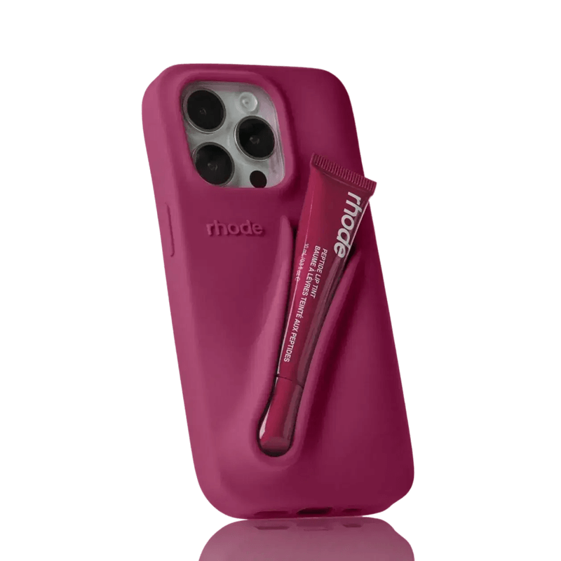 Rhode iPhone cover with lip tint